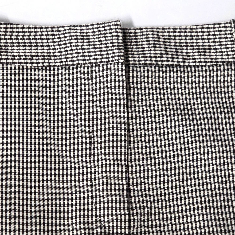 Topshop Black and White Checkered Mini Skirt NWT US Size 8 - Picture 9 of 13